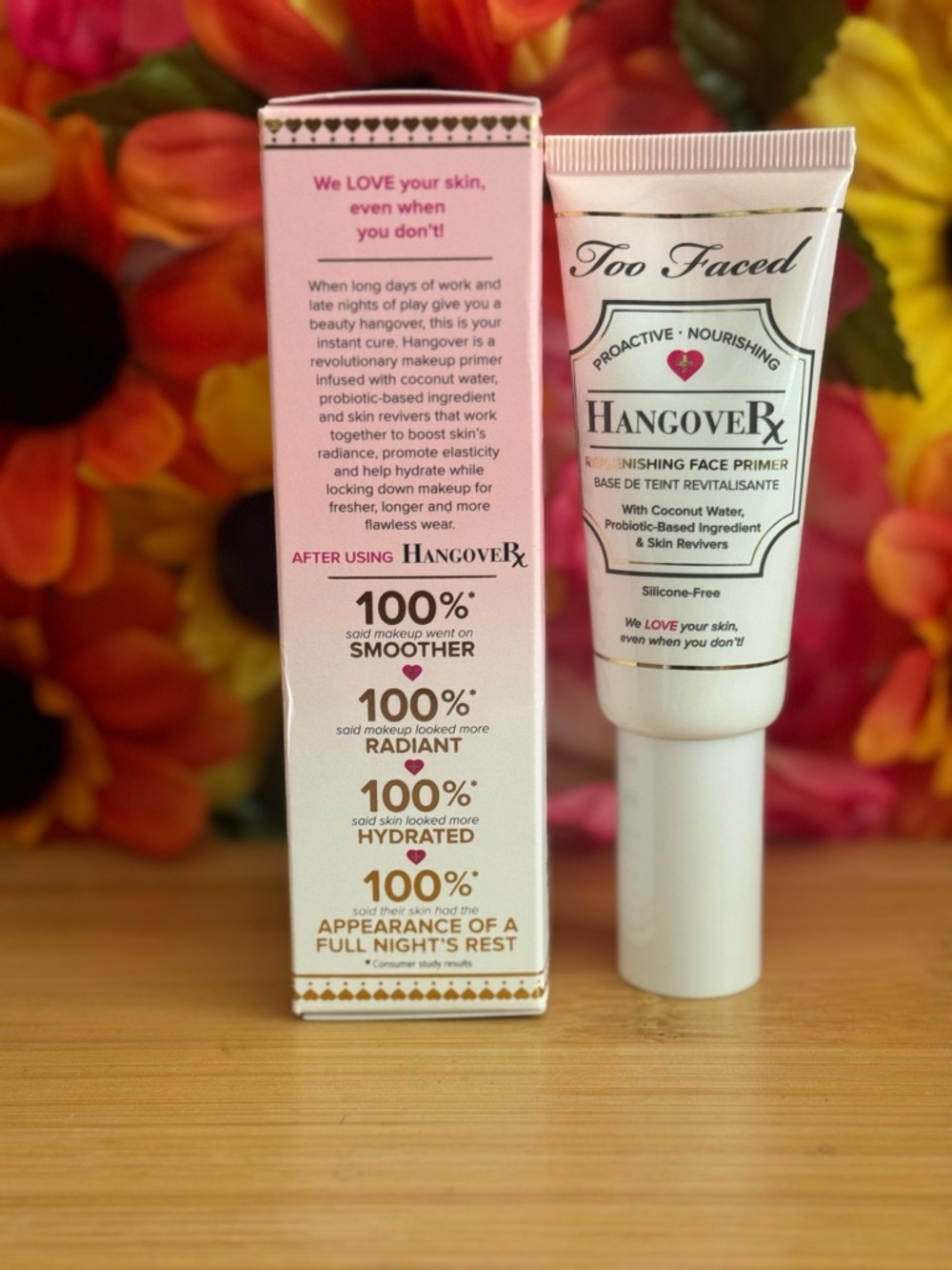 Too Faced Hangover Replenishing Face Primer - Pink, White - Picture 3 of 4
